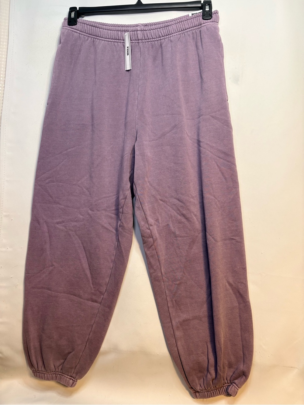PINK Victoria's Secret Ivy Fleece Relaxed Fit Lavender Knit sweats XL
